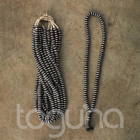 TUAREG EBONY+ALUM PRAYER BEAD (NIGER)