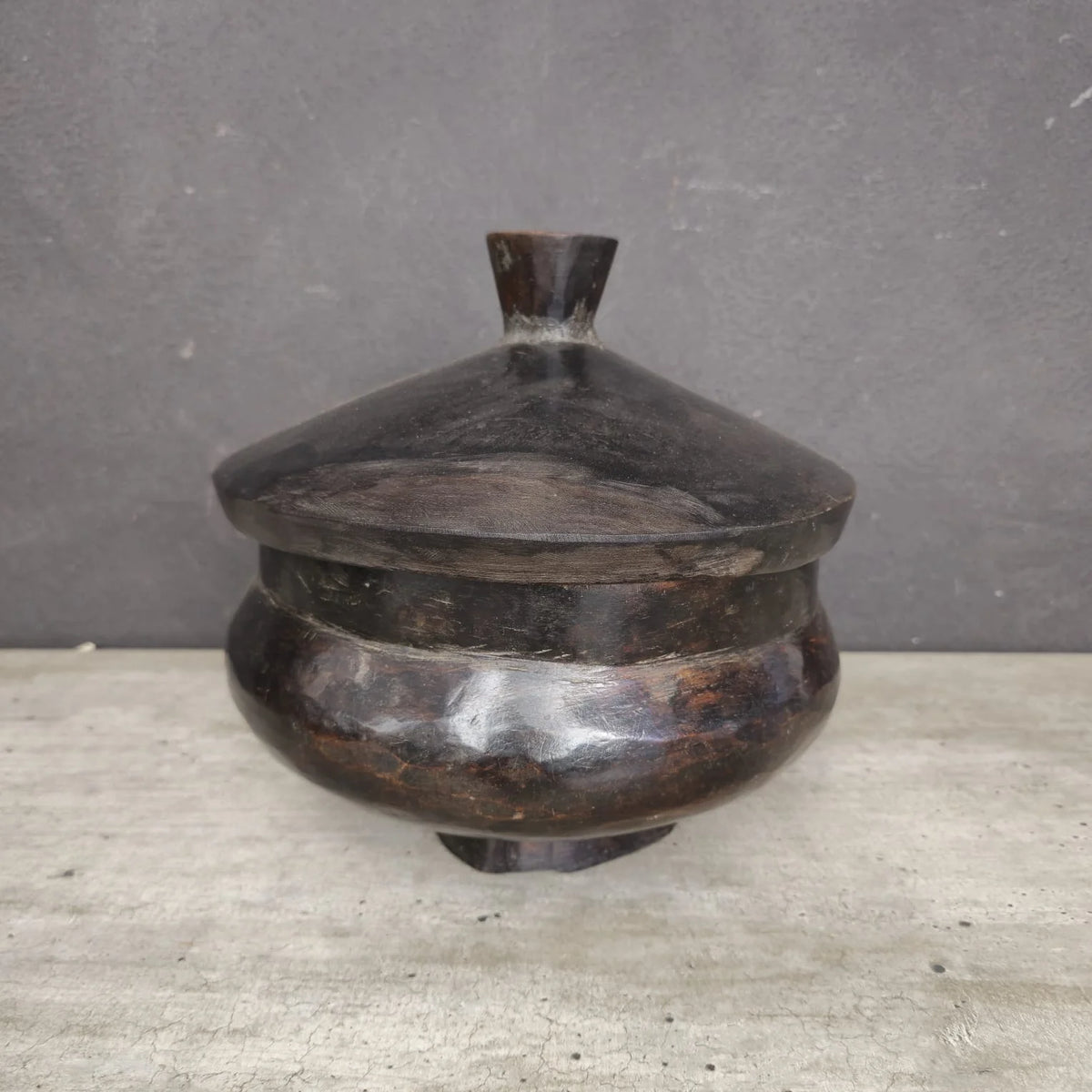LOZI CONTAINER W/LID (ZAMBIA) MED