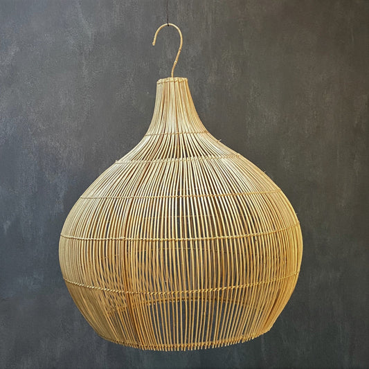 RATTAN LAMPSHADE (INDONESIA) MINARET 65L 65W 75H NAT