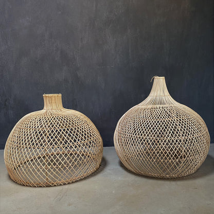 RATTAN LAMPSHADE (INDONESIA) SHADE 60L 60W 70H NAT