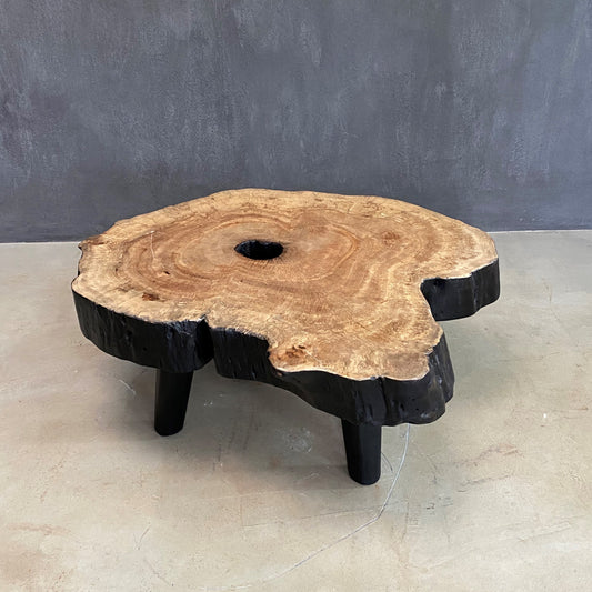 BALINESE TABLE (INDONESIA) 85L 62W 36H BLK/NAT