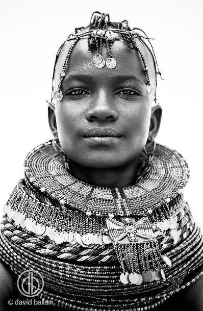 DAVID BALLAM FRAMED PRINT TURKANA 2 80L 120H