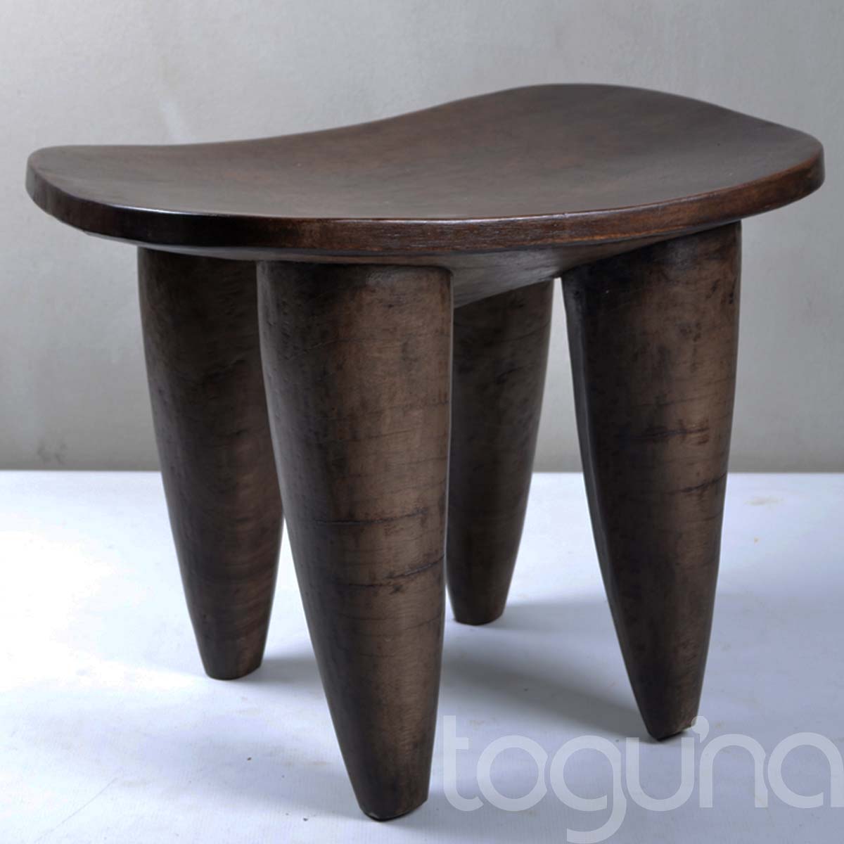 SENUFO STOOL/SIDE-TABLE (IVORY COAST) LRG 60L 47W 45H
