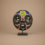 PASSPORT MASK (GHANA) BEADED 15H