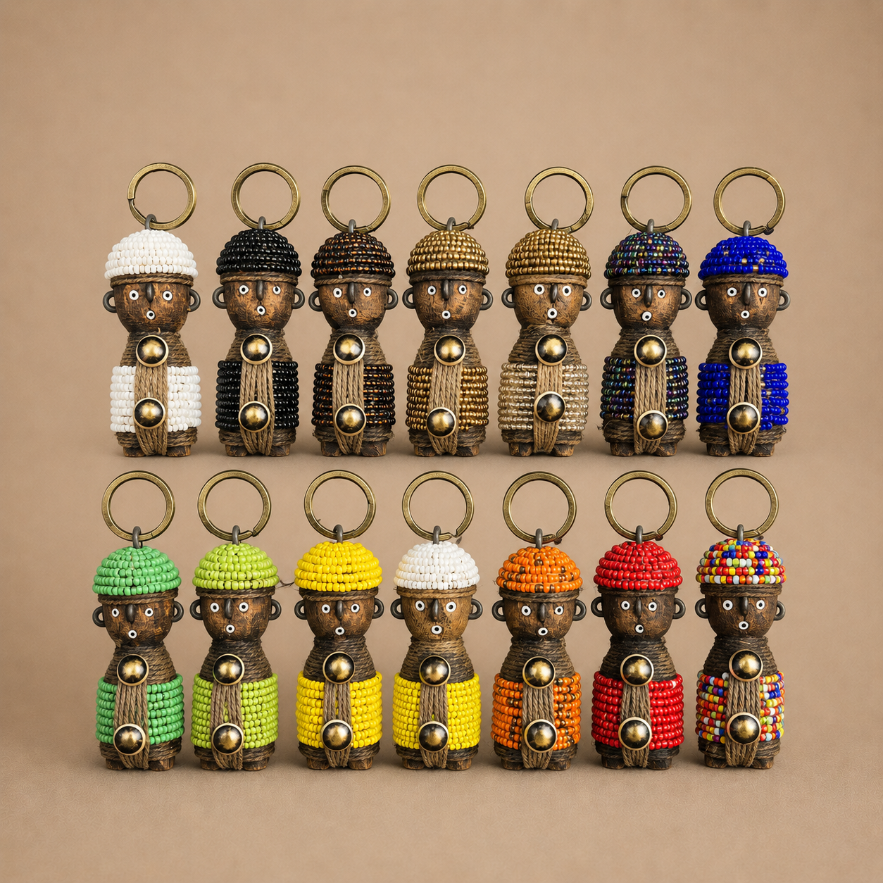 NAMJI DOLL KEYRING (CAMEROON) 7H