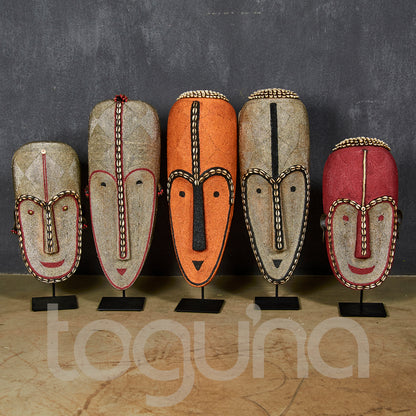 DECORATIVE BEADED M MASK