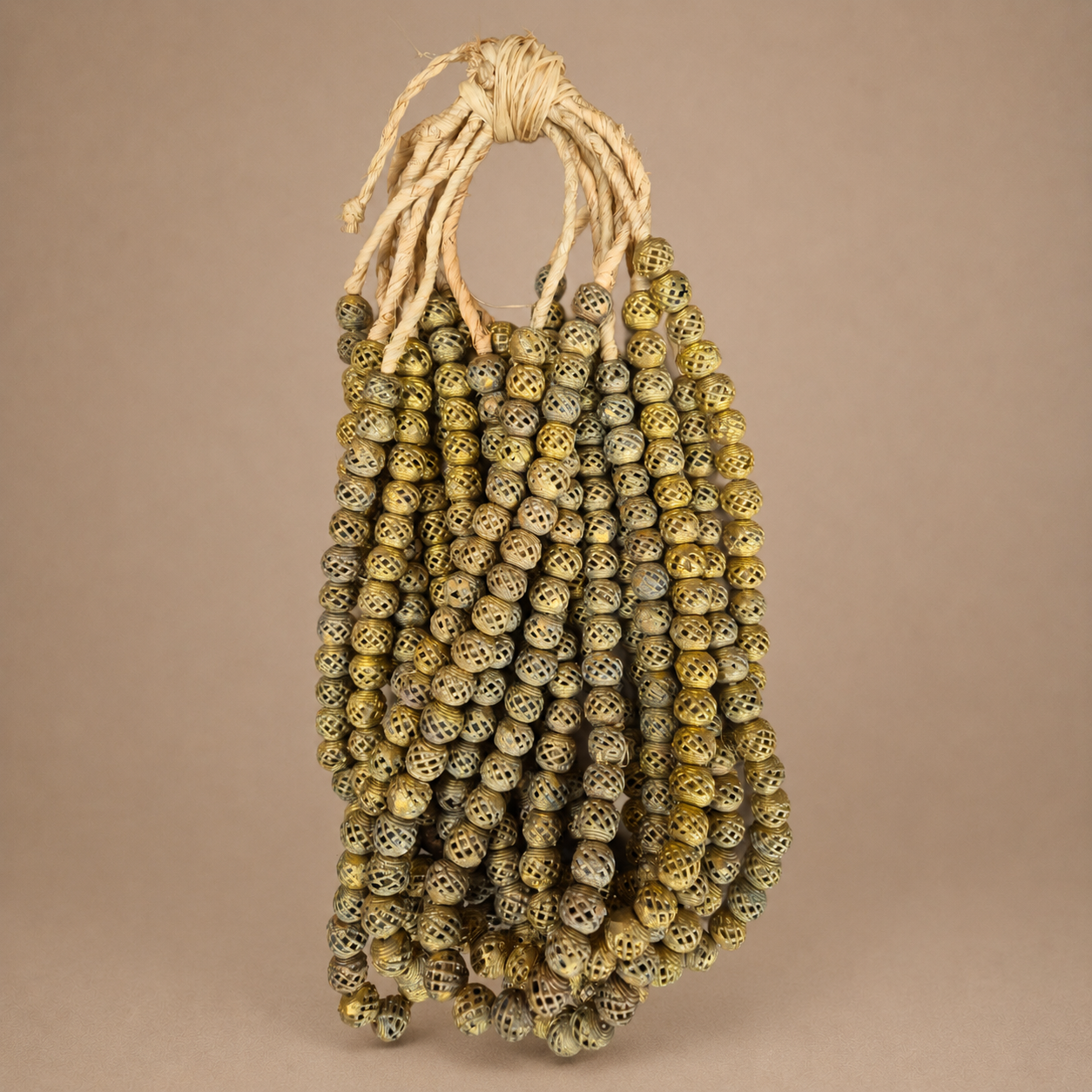 BAULE BRASS BEAD (IVORY COAST) XS RND
