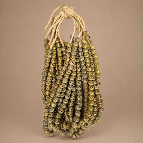 Baule Brass Bead Necklace Ivory Coast Extra-Small - African Curio at Togu'na