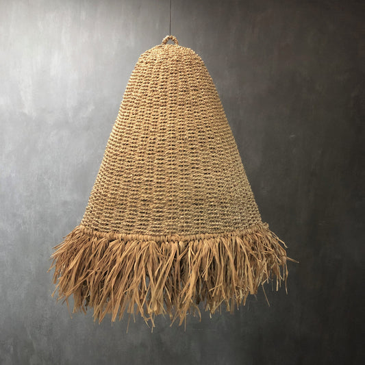 GRASS LAMPSHADE (INDONESIA) CONE 75L 75W 86H NAT