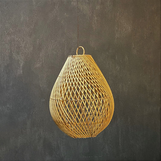 RATTAN LAMPSHADE (INDONESIA) DROP 35L 35W 45H NAT