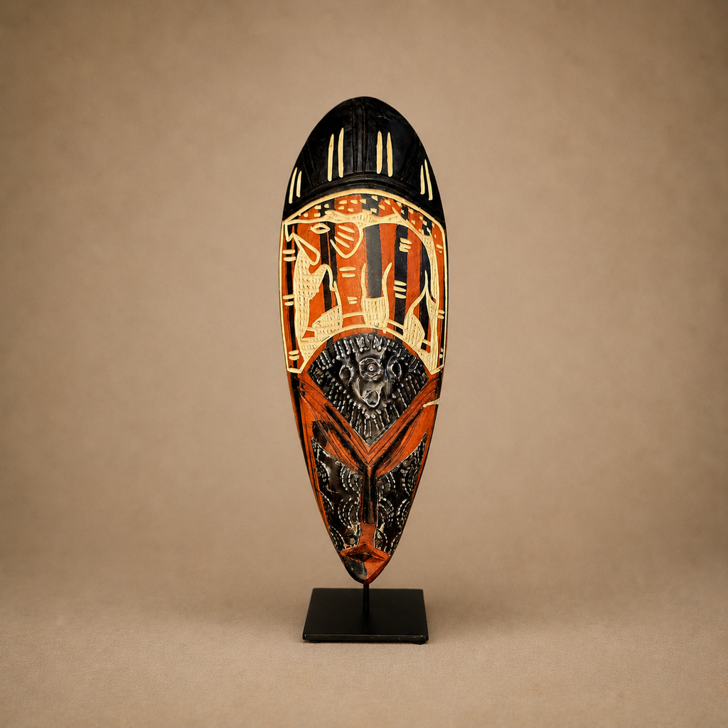 ASHANTI SHAKPA MASK (GHANA) 30H