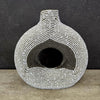 DONUT VASE (SOUTH AFRICA) BEADED LRG BOXED