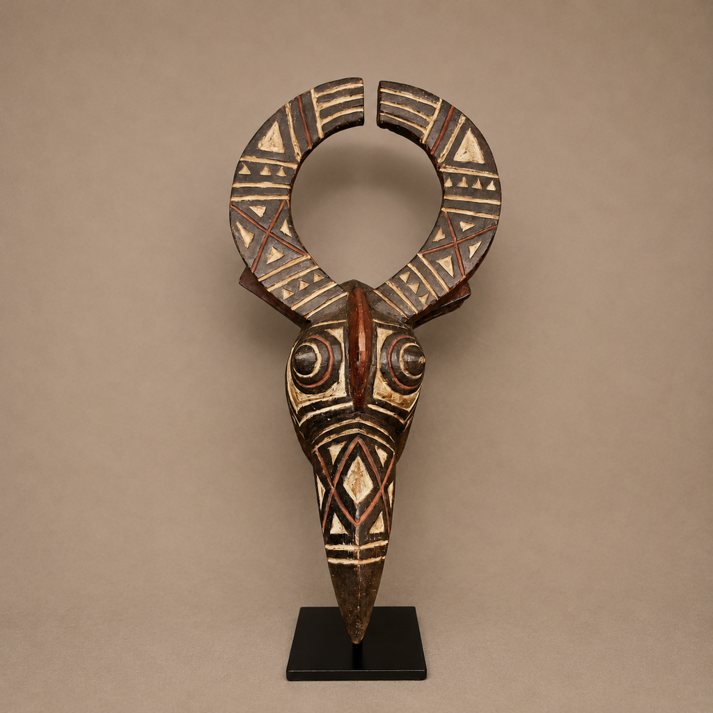 MOSSI ZOOMORPHIC MASK (BURKINA FASO) LRG