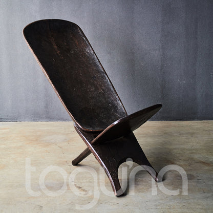 SENUFO FORKED CHAIR (IVORY COAST) LRG