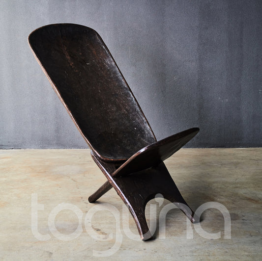 SENUFO FORKED CHAIR (IVORY COAST) LRG