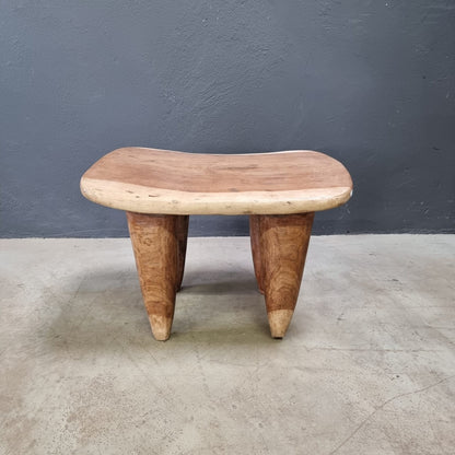 SENUFO STOOL/SIDE-TABLE (IVORY COAST) MED 60L 40W 35H