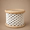 Bamileke Stool - Custom Mid-Size - hand-carved solid wood from Cameroon at Togu'na