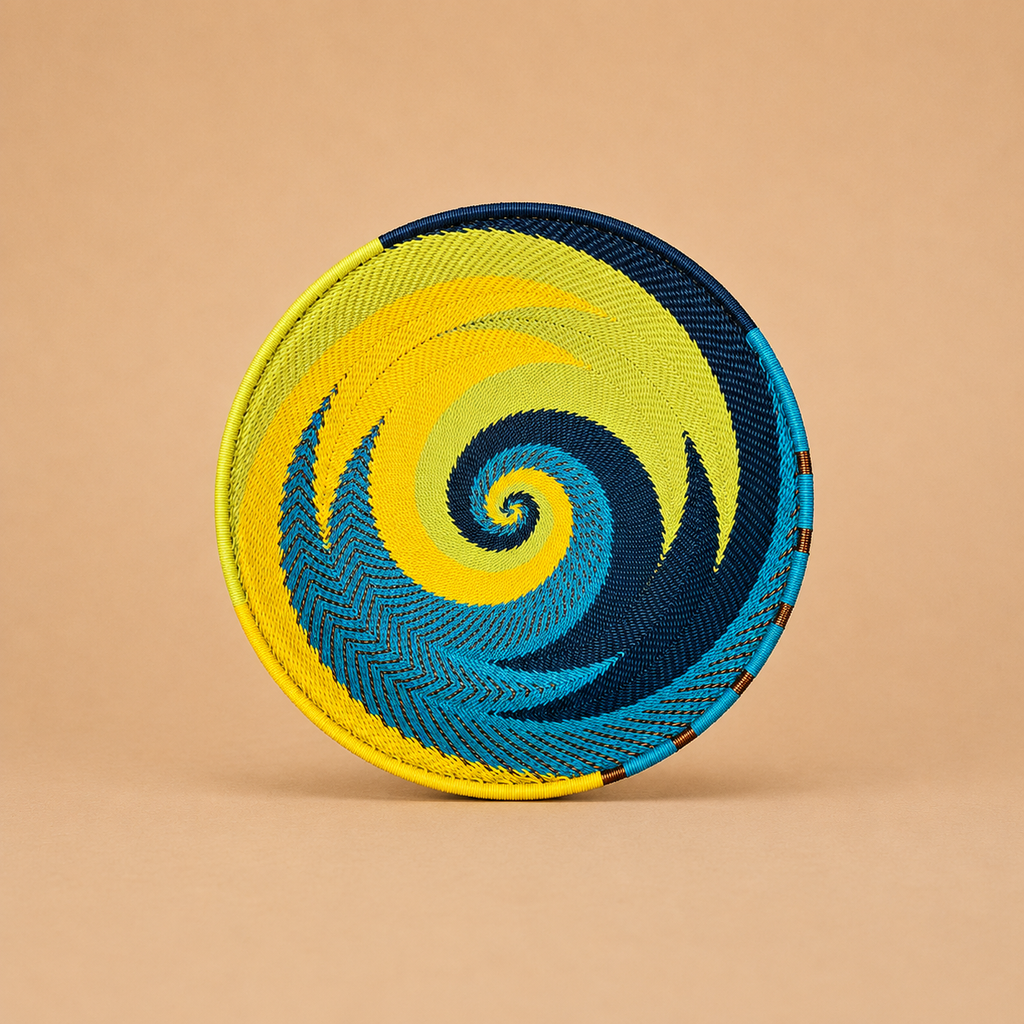TELEPHONE WIRE BASKET (SOUTH AFRICA) BOWL 20D