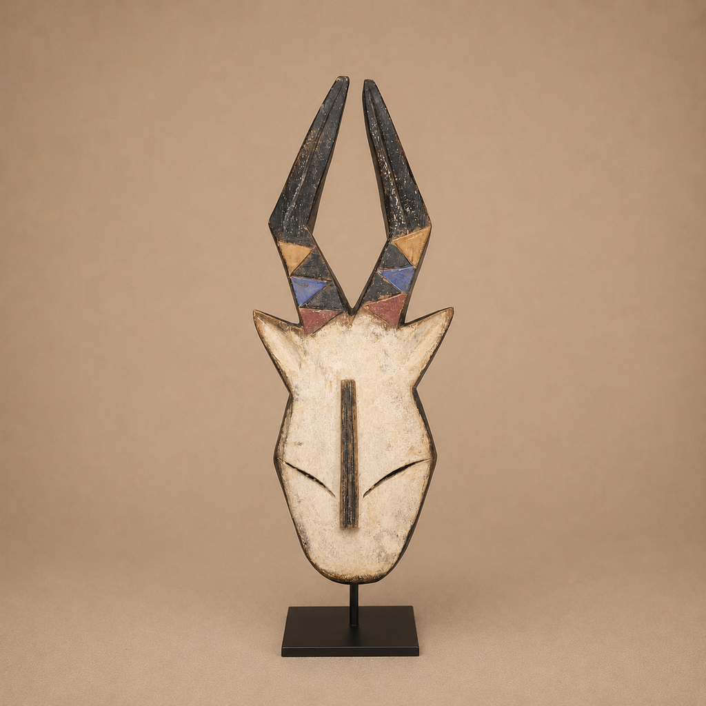 KWELE MASK (REPUBLIC OF THE CONGO) ANTELOPE 40H