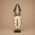 KWELE MASK (REPUBLIC OF THE CONGO) ANTELOPE 40H