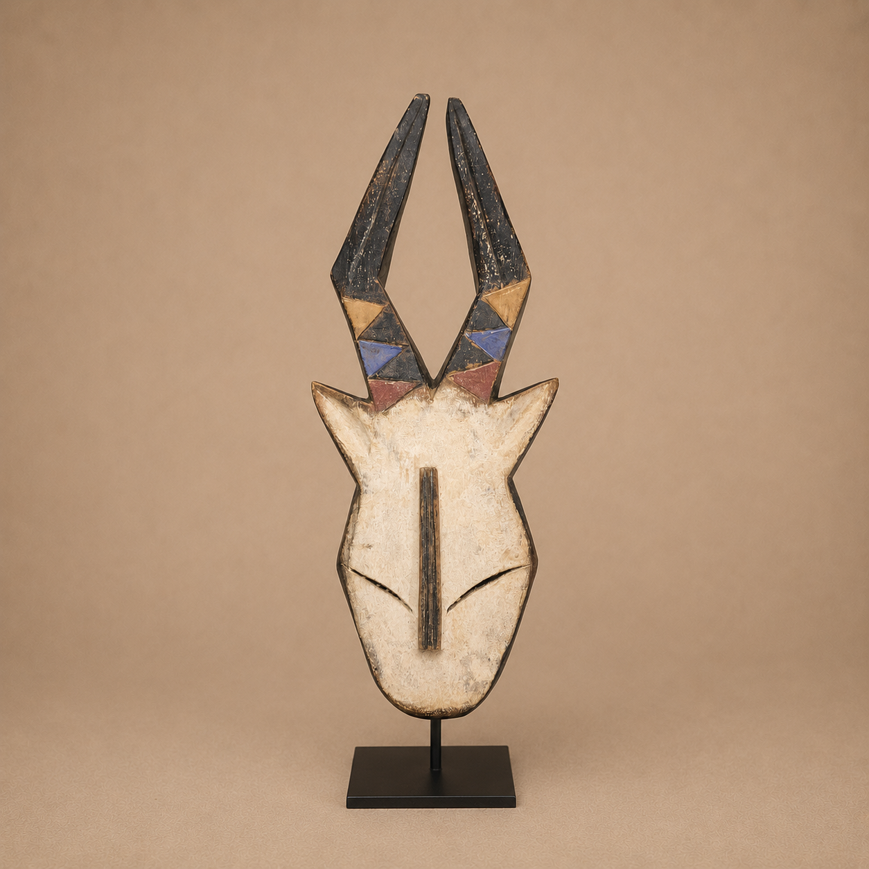 KWELE MASK (REPUBLIC OF THE CONGO) ANTELOPE 40H
