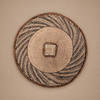 Tonga Basket (Zimbabwe) Disk 38-43D Natural - African Curio at Togu'na