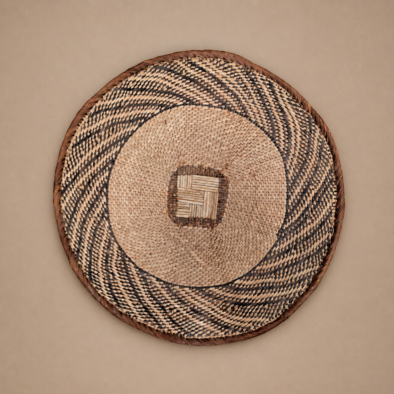 TONGA BASKET (ZIMBABWE) DISK 38-43D NAT