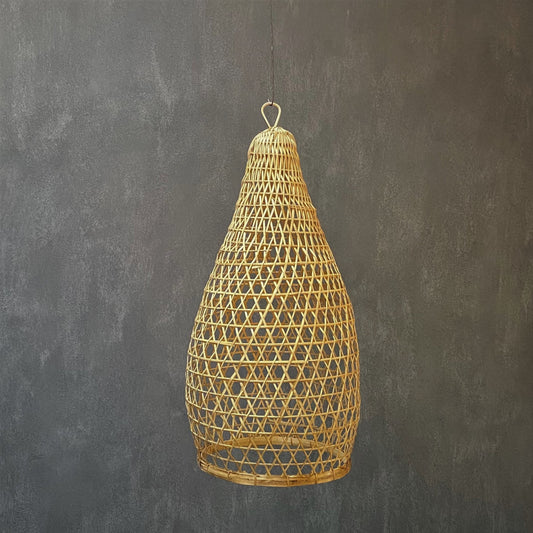 BAMBOO LAMPSHADE (INDONESIA) CONE 35L 35W 70H NAT
