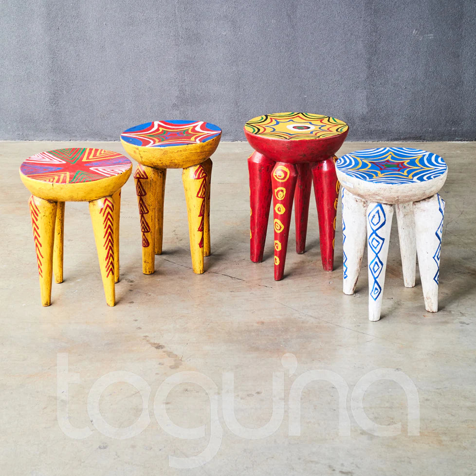 BAMBARA STOOL (MALI) COLOUR