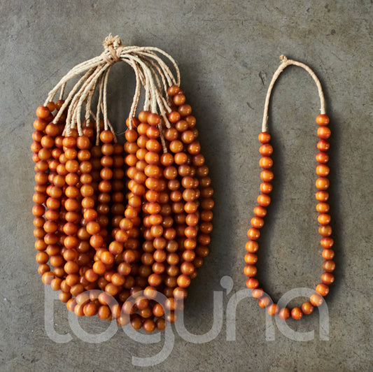 AFRICAN AMBER BEAD (KENYA) SML N/L