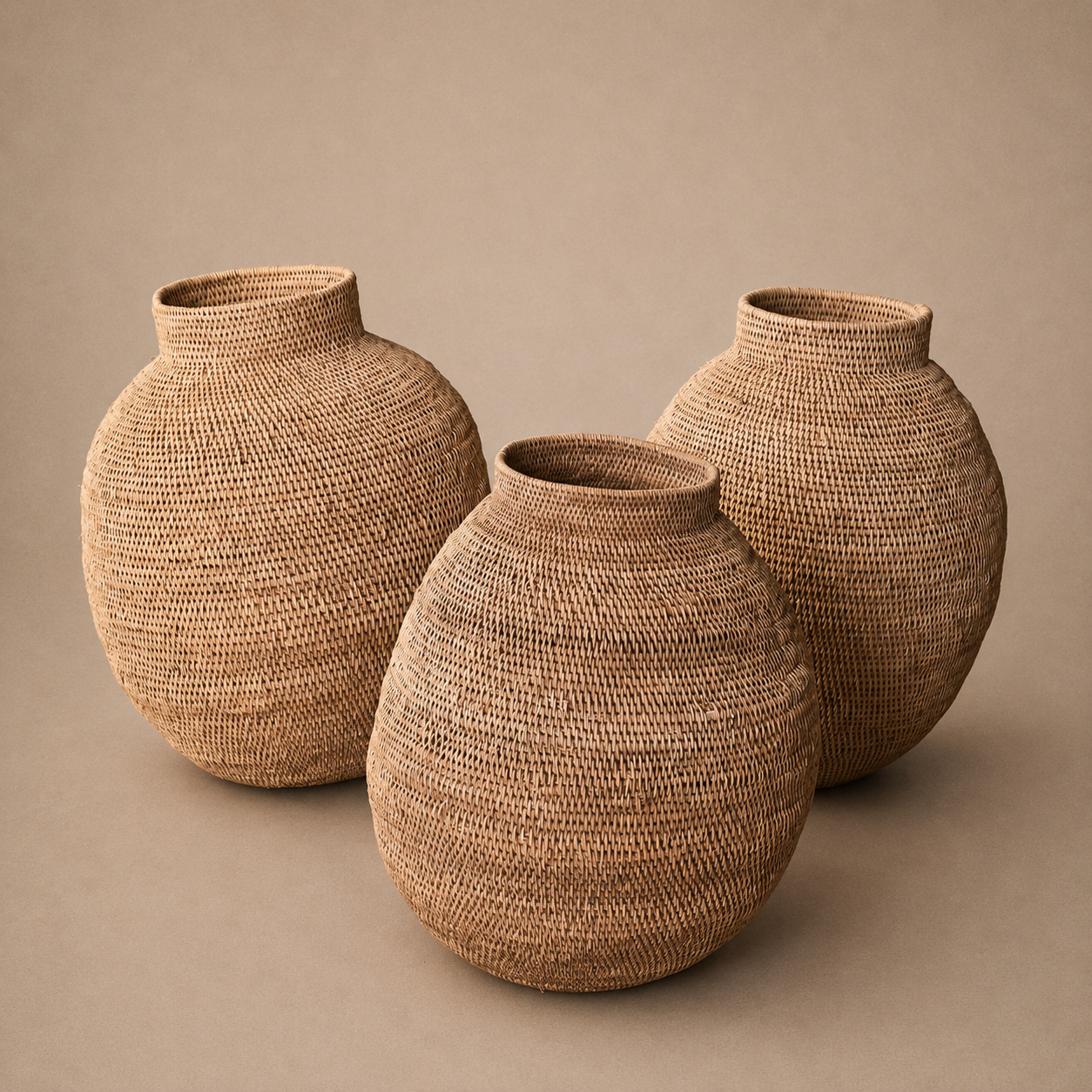 BUHERA BASKET (ZIMBABWE) CONTAINER 60-75H NATURAL