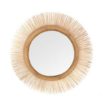 MIRROR FRAME WOVEN (MALAWI) SUN 100D NAT