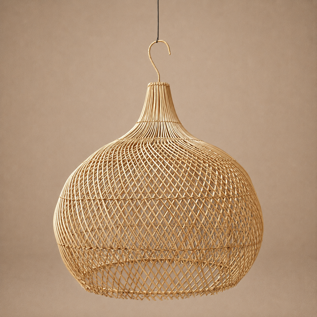RATTAN LAMPSHADE (INDONESIA) SHADE 60L 60W 70H NAT