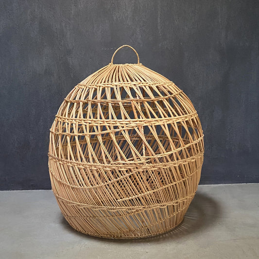 RATTAN LAMPSHADE (INDONESIA) BELL 60L 60W 65H NAT