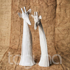 GIRAFFE HEAD (SWAZILAND) 85 H WHITEWASH