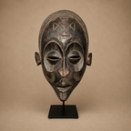 CHOKWE MASK (REPUBLIC OF CONGO) 33-38H