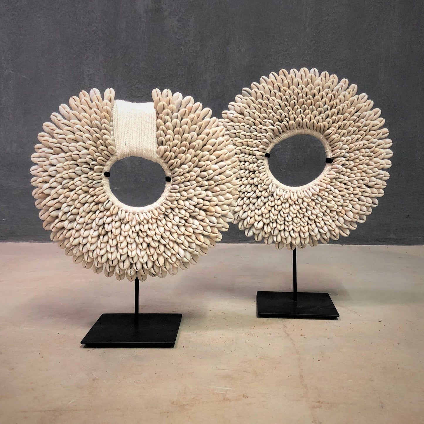 COWRIE SHELL COLLAR (INDONESIA) SML 20W 26H