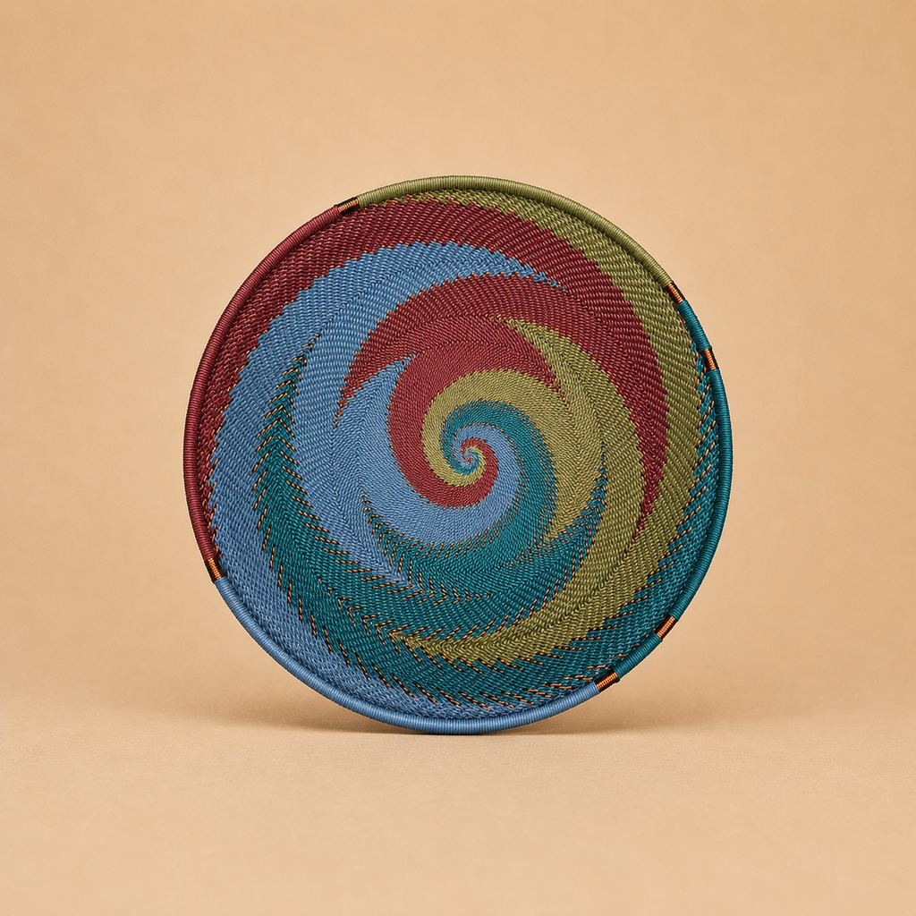 TELEPHONE WIRE BASKET (SOUTH AFRICA) BOWL 20D