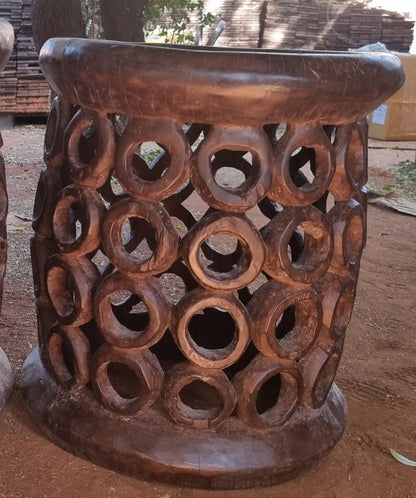 STOOL/SIDE-TABLE (CAMEROON) 50D 60H