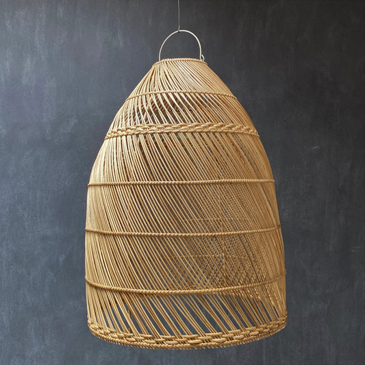 RATTAN LAMPSHADE (INDONESIA) GREEK 55L 55W 80H NAT